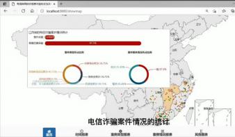 电信网络诈骗案例信息交互可视化展示